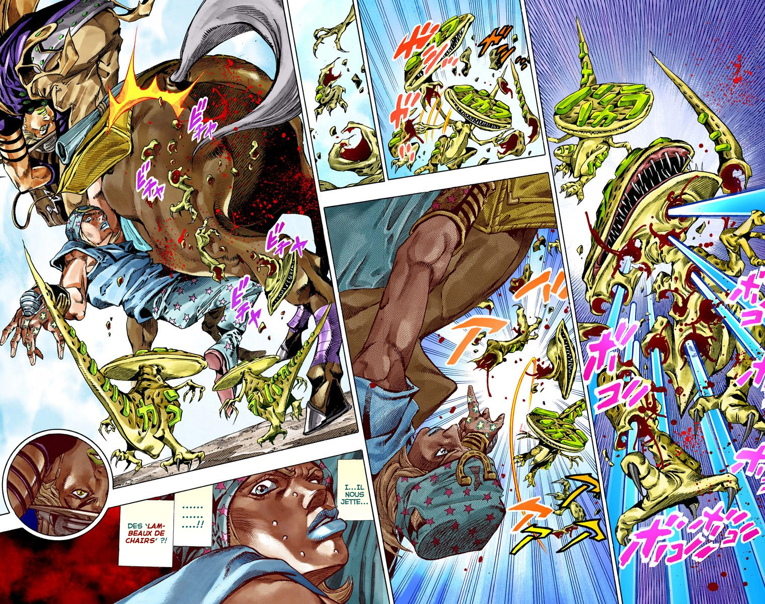 Read JoJo_s Bizarre Adventure Part 7 Steel Ball Run Official Colored FR Manga Online