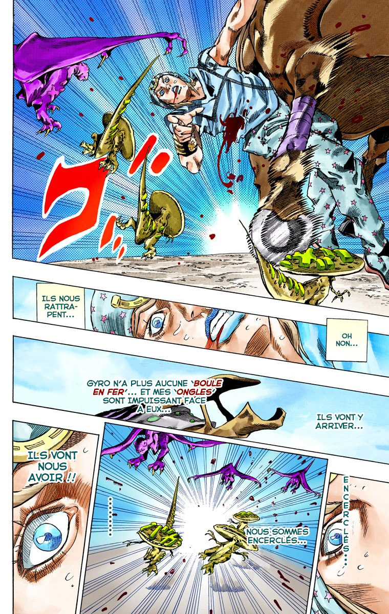 Read JoJo_s Bizarre Adventure Part 7 Steel Ball Run Official Colored FR Manga Online