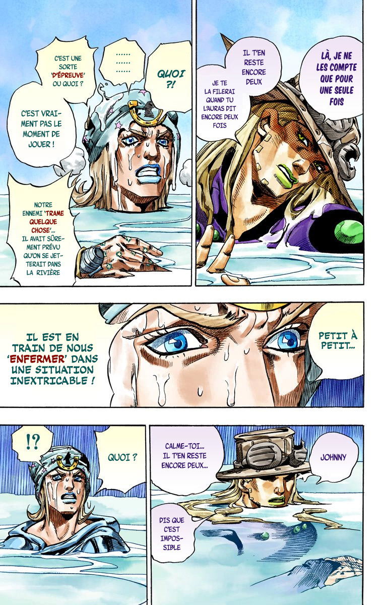 Read JoJo_s Bizarre Adventure Part 7 Steel Ball Run Official Colored FR Manga Online