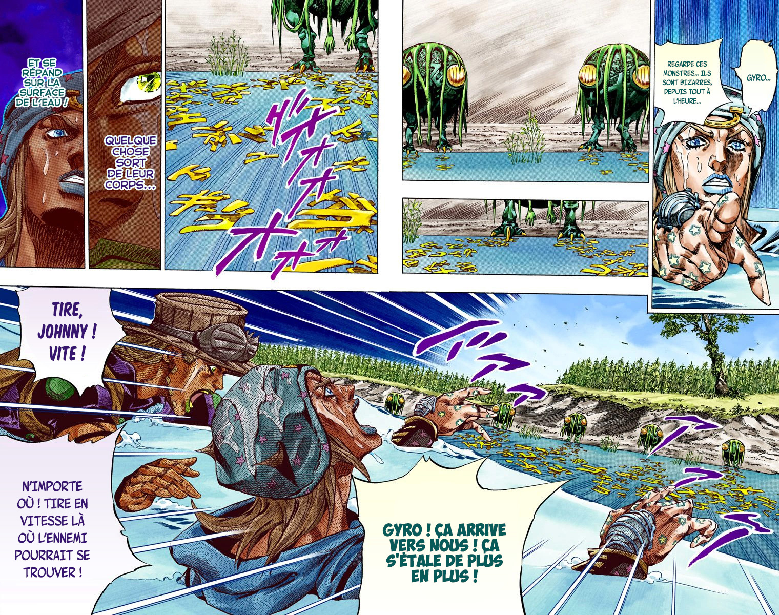 Read JoJo_s Bizarre Adventure Part 7 Steel Ball Run Official Colored FR Manga Online