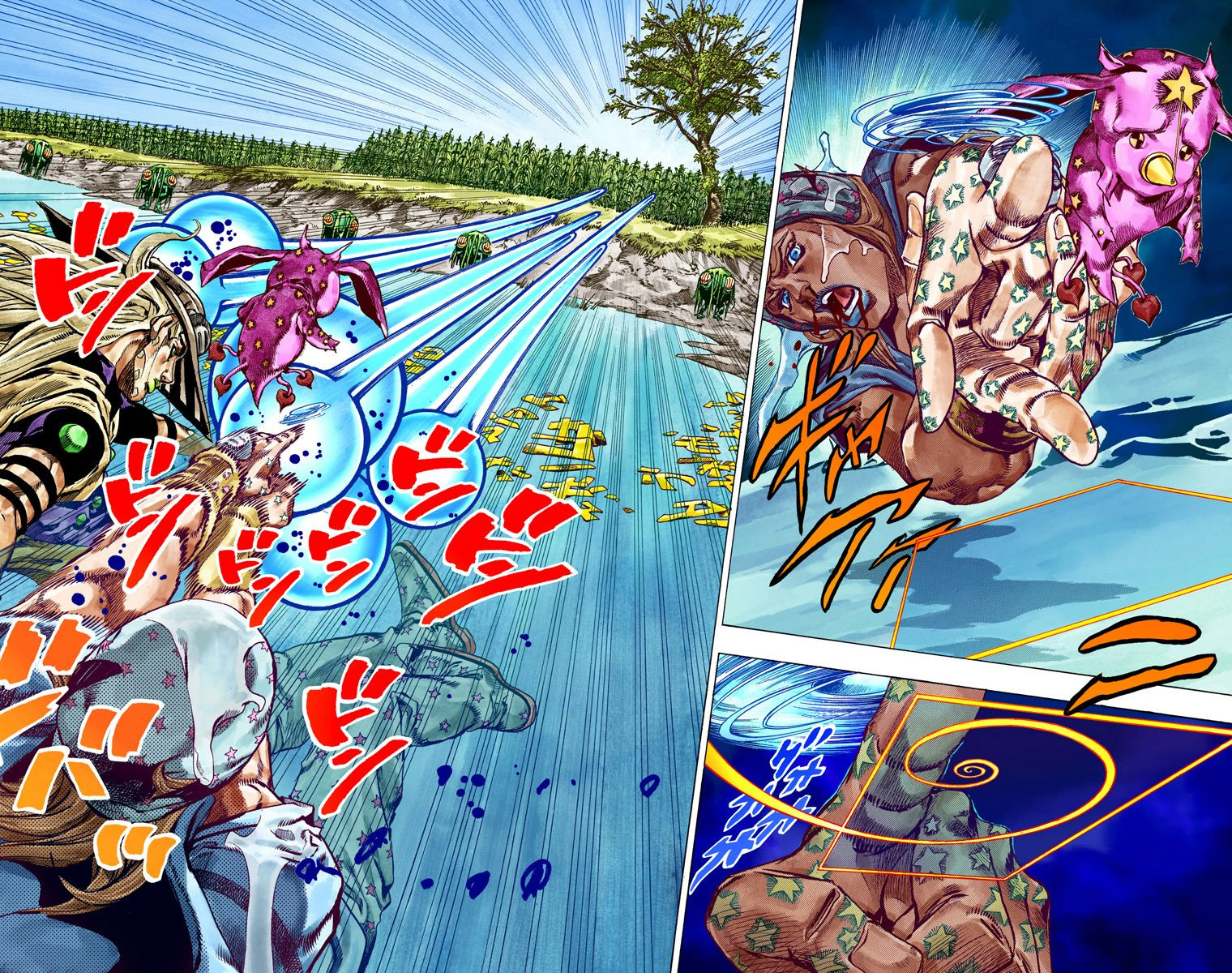 Read JoJo_s Bizarre Adventure Part 7 Steel Ball Run Official Colored FR Manga Online