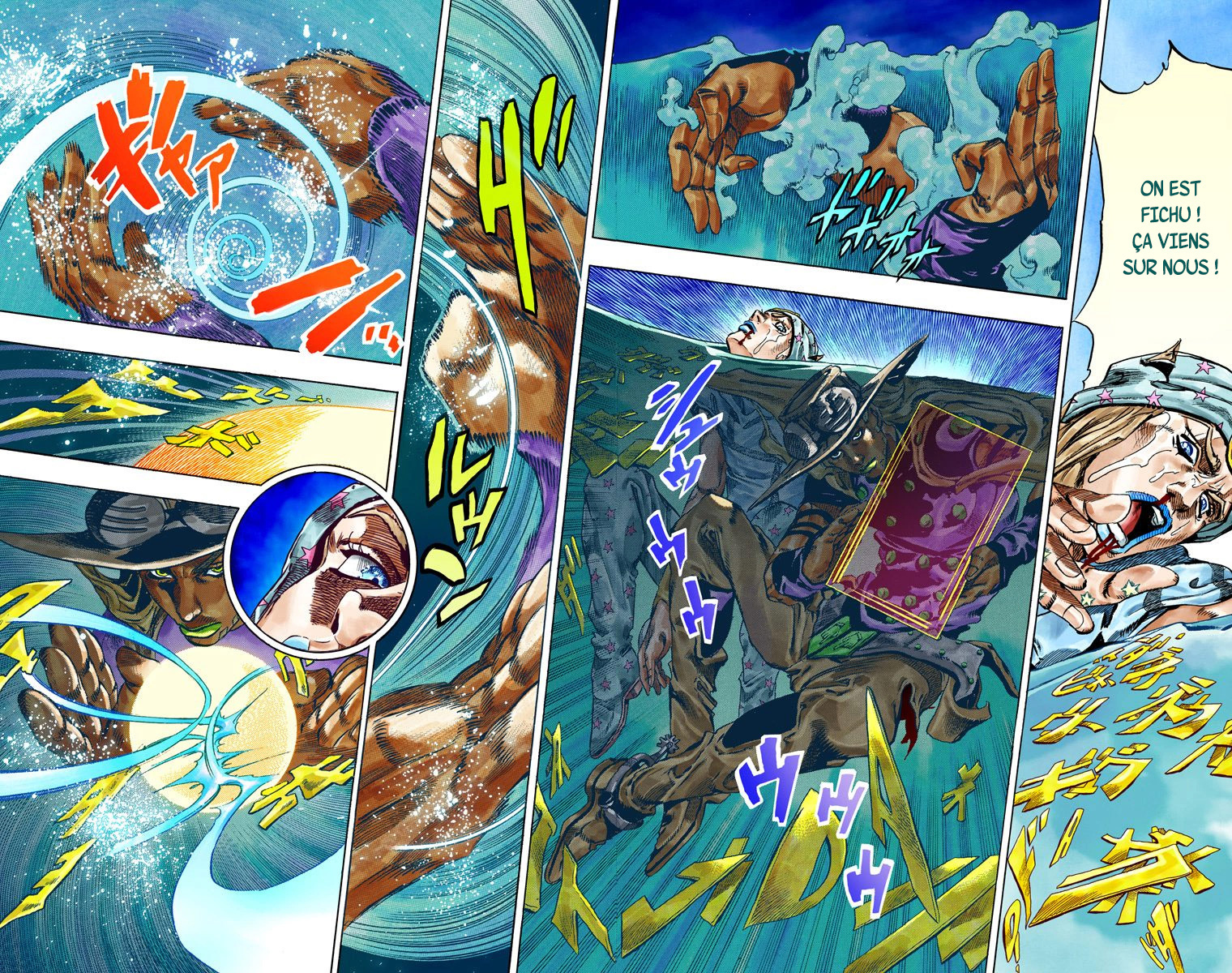 Read JoJo_s Bizarre Adventure Part 7 Steel Ball Run Official Colored FR Manga Online