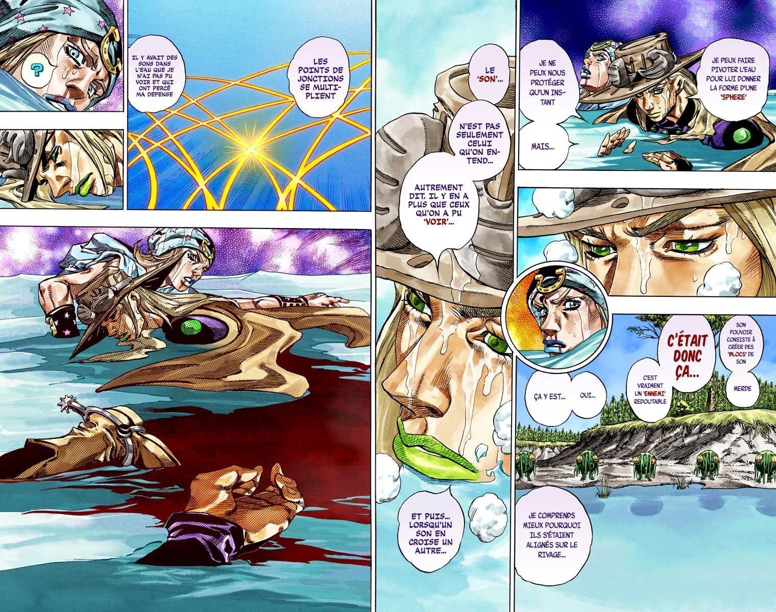 Read JoJo_s Bizarre Adventure Part 7 Steel Ball Run Official Colored FR Manga Online