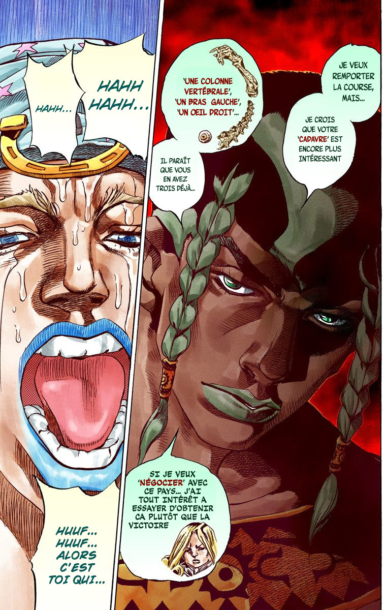 Read JoJo_s Bizarre Adventure Part 7 Steel Ball Run Official Colored FR Manga Online