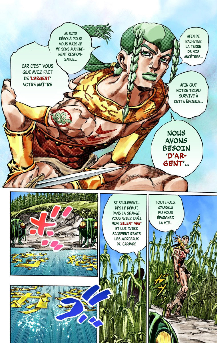 Read JoJo_s Bizarre Adventure Part 7 Steel Ball Run Official Colored FR Manga Online