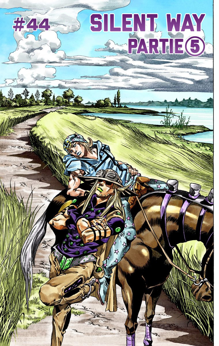 Read JoJo_s Bizarre Adventure Part 7 Steel Ball Run Official Colored FR Manga Online