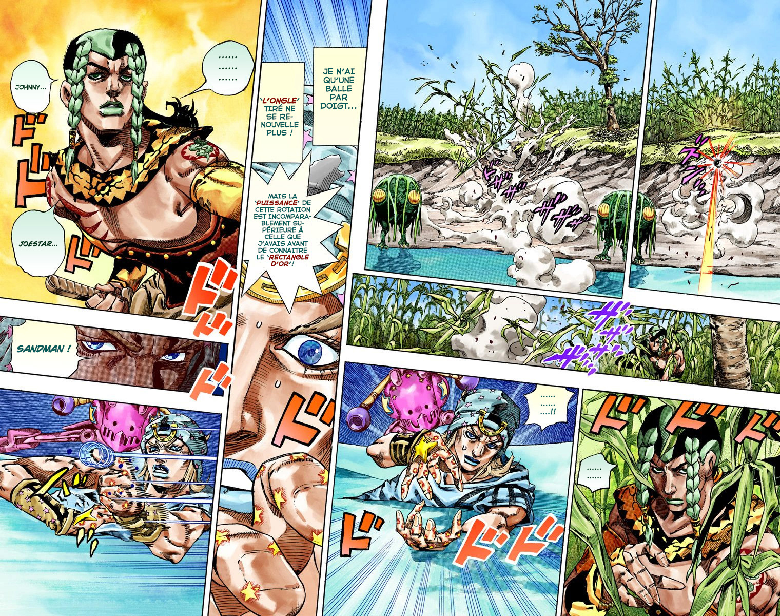 Read JoJo_s Bizarre Adventure Part 7 Steel Ball Run Official Colored FR Manga Online
