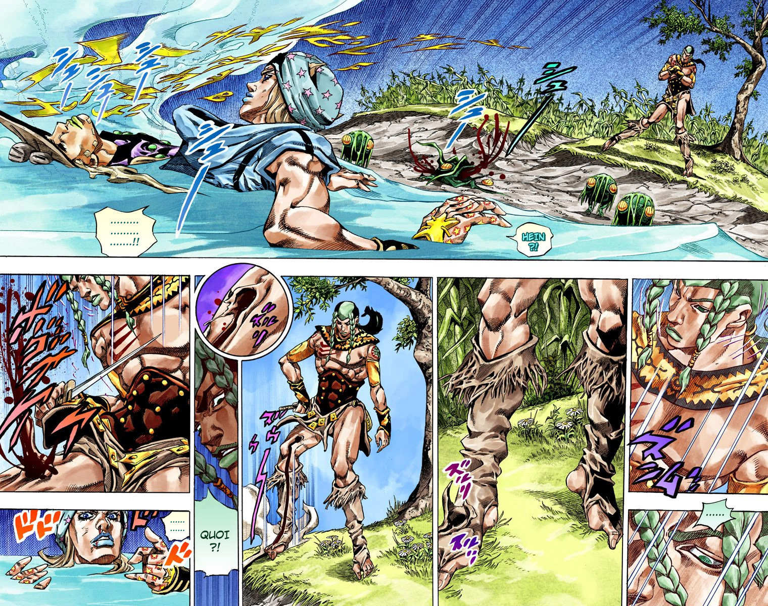 Read JoJo_s Bizarre Adventure Part 7 Steel Ball Run Official Colored FR Manga Online