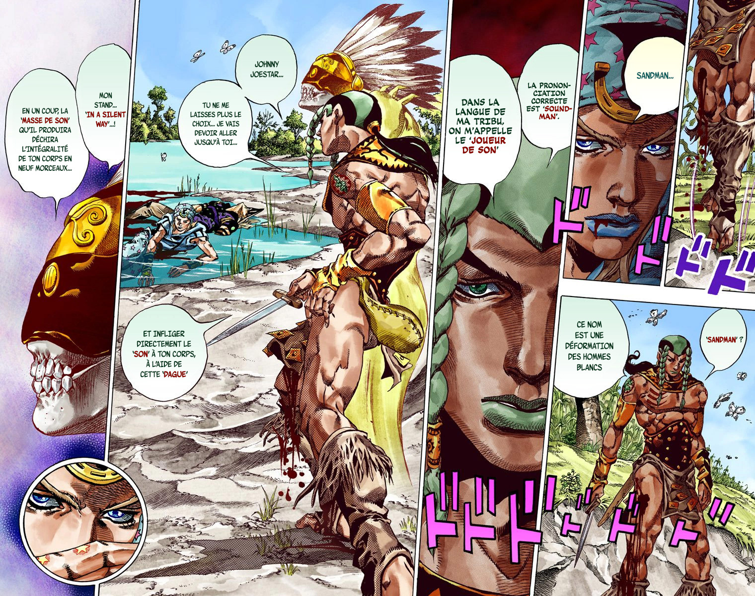 Read JoJo_s Bizarre Adventure Part 7 Steel Ball Run Official Colored FR Manga Online