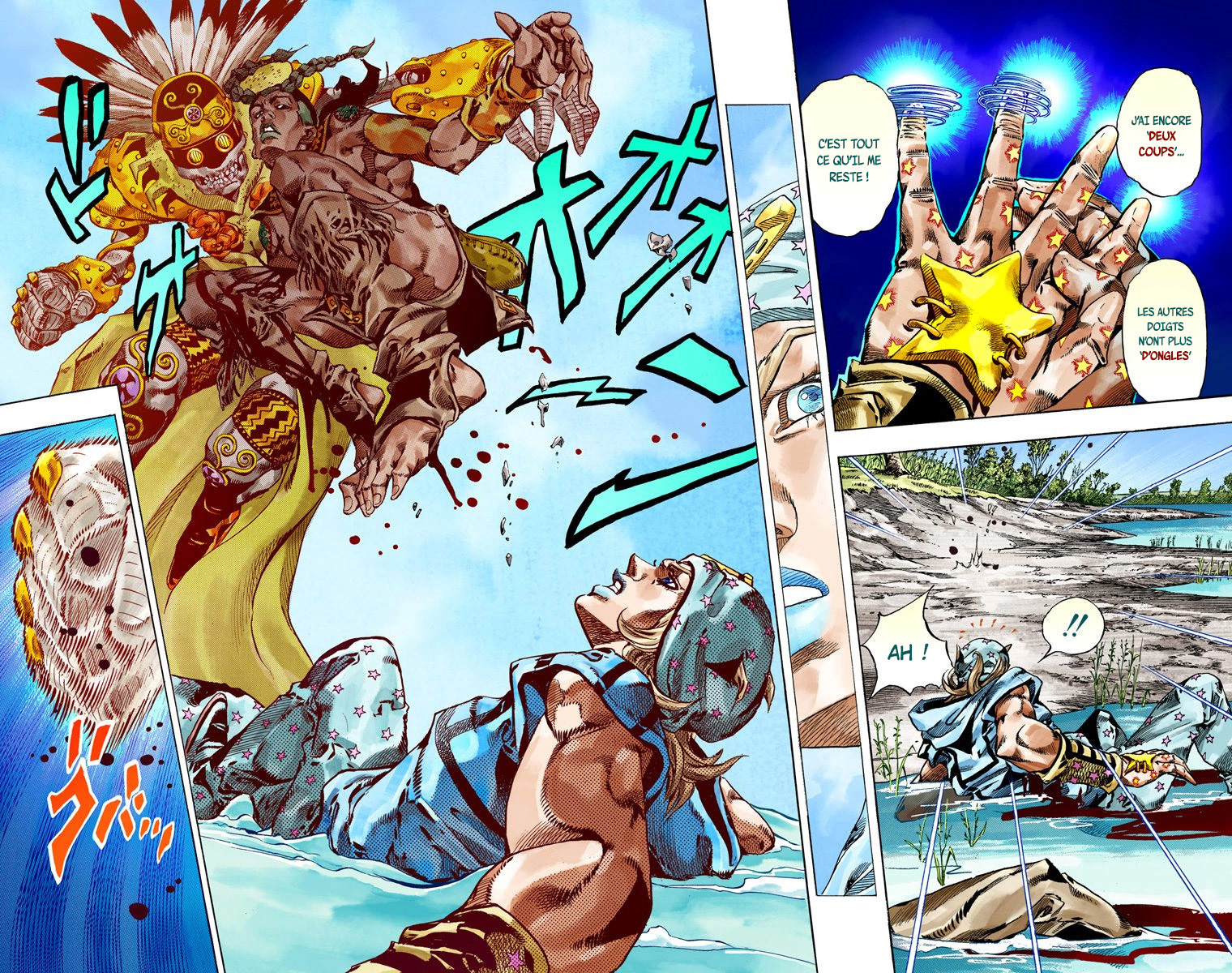 Read JoJo_s Bizarre Adventure Part 7 Steel Ball Run Official Colored FR Manga Online