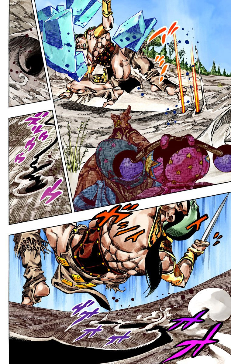 Read JoJo_s Bizarre Adventure Part 7 Steel Ball Run Official Colored FR Manga Online