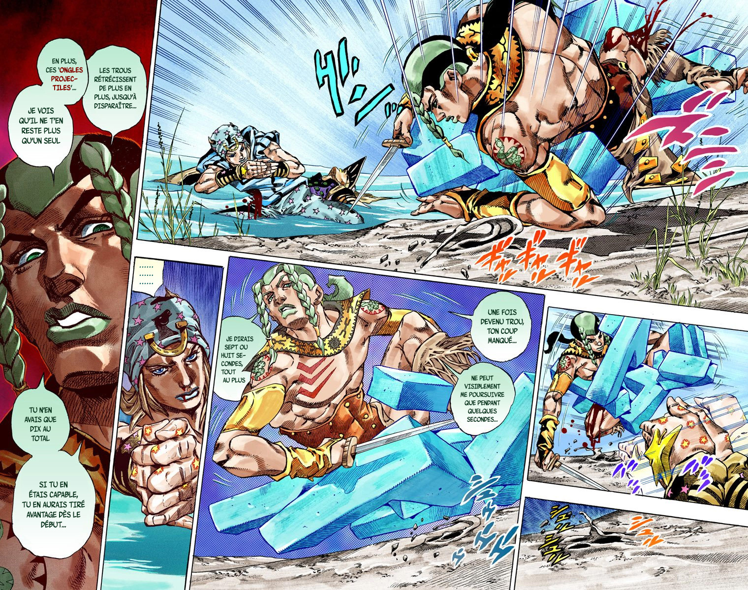Read JoJo_s Bizarre Adventure Part 7 Steel Ball Run Official Colored FR Manga Online