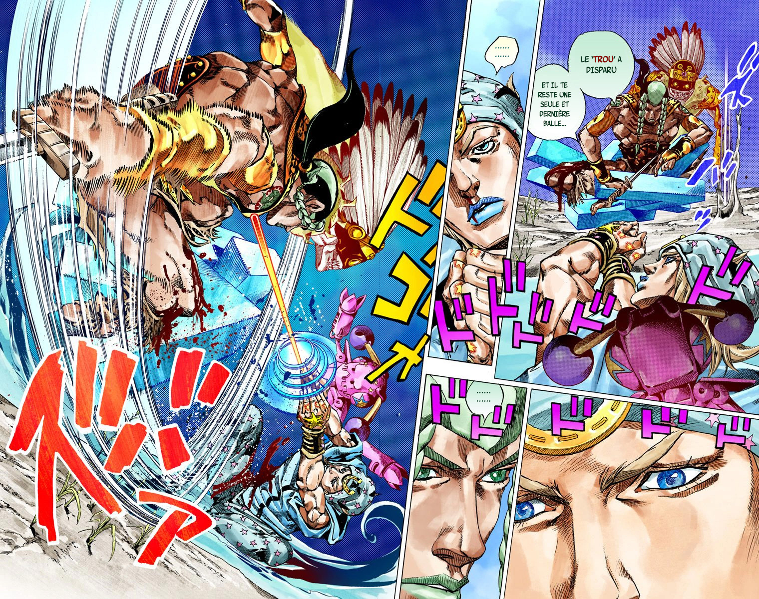 Read JoJo_s Bizarre Adventure Part 7 Steel Ball Run Official Colored FR Manga Online