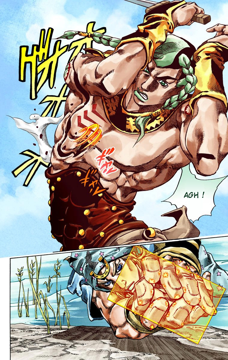 Read JoJo_s Bizarre Adventure Part 7 Steel Ball Run Official Colored FR Manga Online