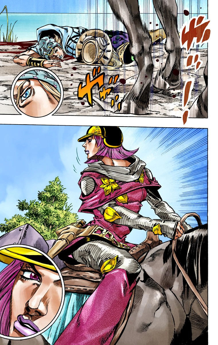 Read JoJo_s Bizarre Adventure Part 7 Steel Ball Run Official Colored FR Manga Online