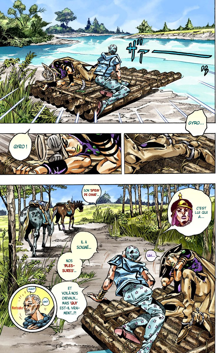 Read JoJo_s Bizarre Adventure Part 7 Steel Ball Run Official Colored FR Manga Online