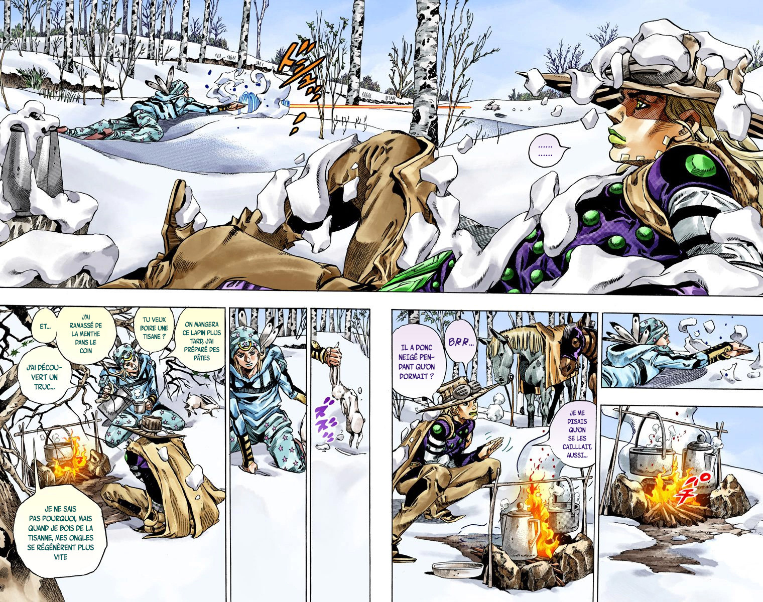 Read JoJo_s Bizarre Adventure Part 7 Steel Ball Run Official Colored FR Manga Online