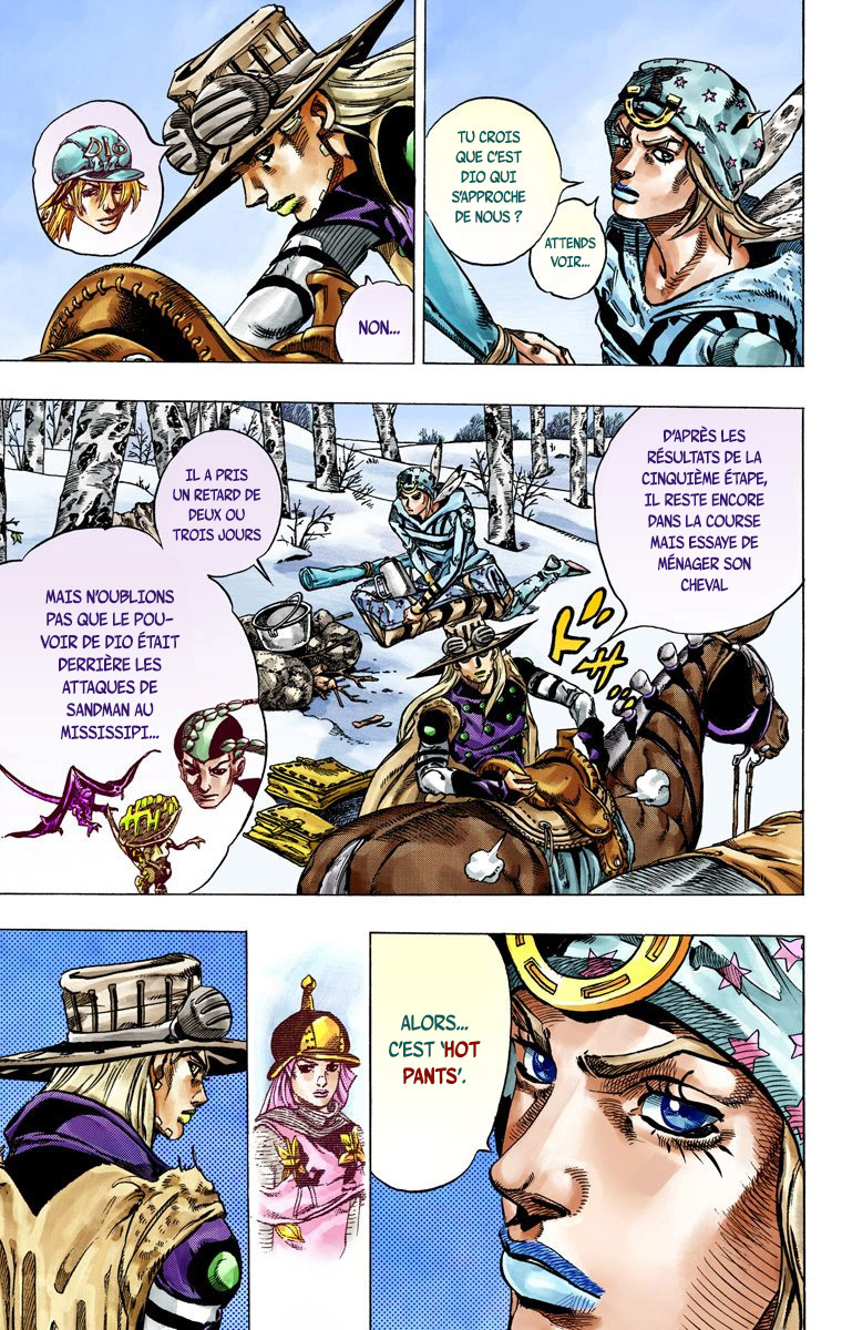 Read JoJo_s Bizarre Adventure Part 7 Steel Ball Run Official Colored FR Manga Online