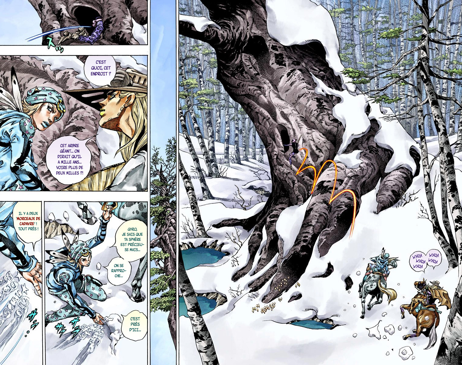 Read JoJo_s Bizarre Adventure Part 7 Steel Ball Run Official Colored FR Manga Online