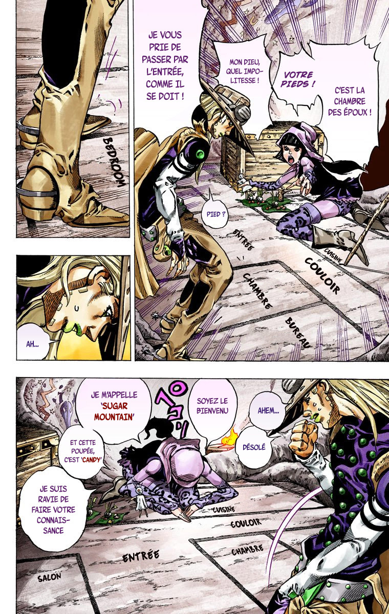 Read JoJo_s Bizarre Adventure Part 7 Steel Ball Run Official Colored FR Manga Online