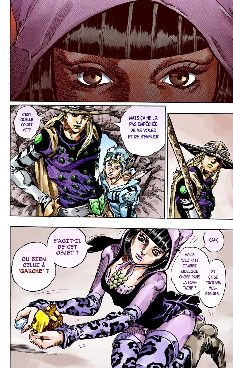 Read JoJo_s Bizarre Adventure Part 7 Steel Ball Run Official Colored FR Manga Online