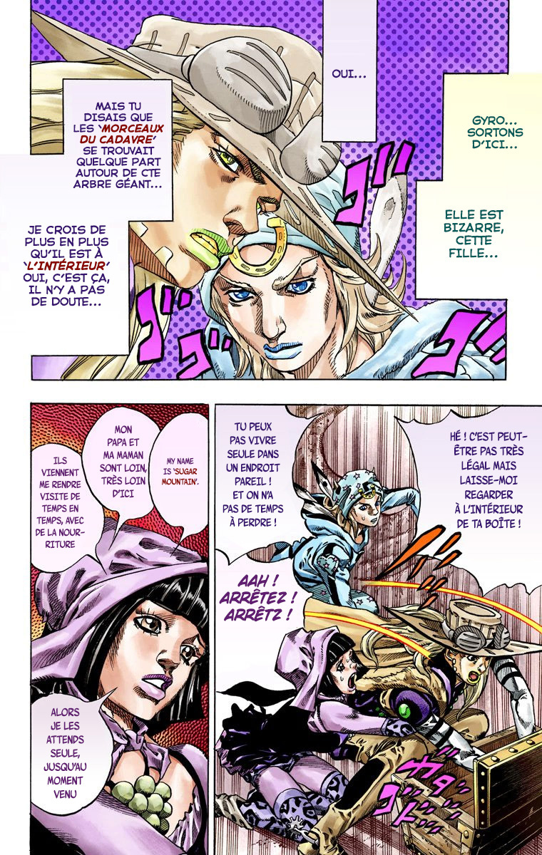 Read JoJo_s Bizarre Adventure Part 7 Steel Ball Run Official Colored FR Manga Online