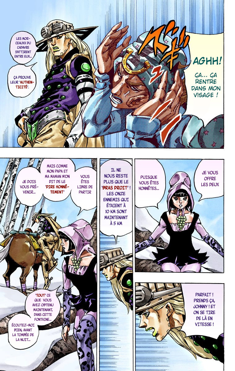 Read JoJo_s Bizarre Adventure Part 7 Steel Ball Run Official Colored FR Manga Online