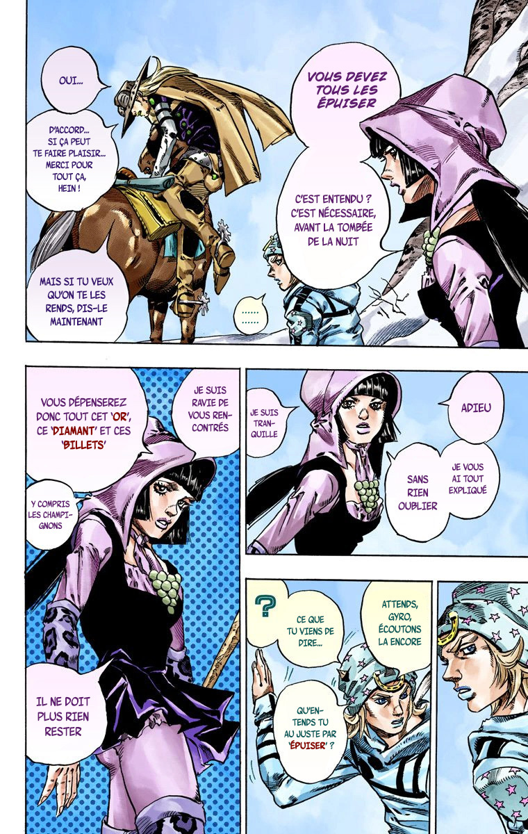 Read JoJo_s Bizarre Adventure Part 7 Steel Ball Run Official Colored FR Manga Online