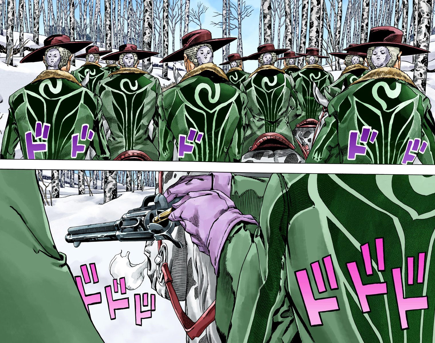 Read JoJo_s Bizarre Adventure Part 7 Steel Ball Run Official Colored FR Manga Online