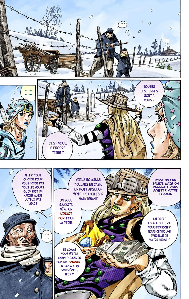 Read JoJo_s Bizarre Adventure Part 7 Steel Ball Run Official Colored FR Manga Online