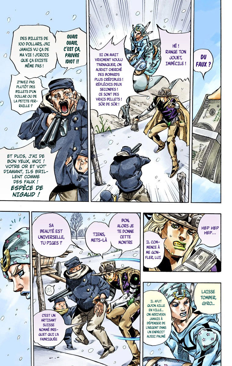 Read JoJo_s Bizarre Adventure Part 7 Steel Ball Run Official Colored FR Manga Online
