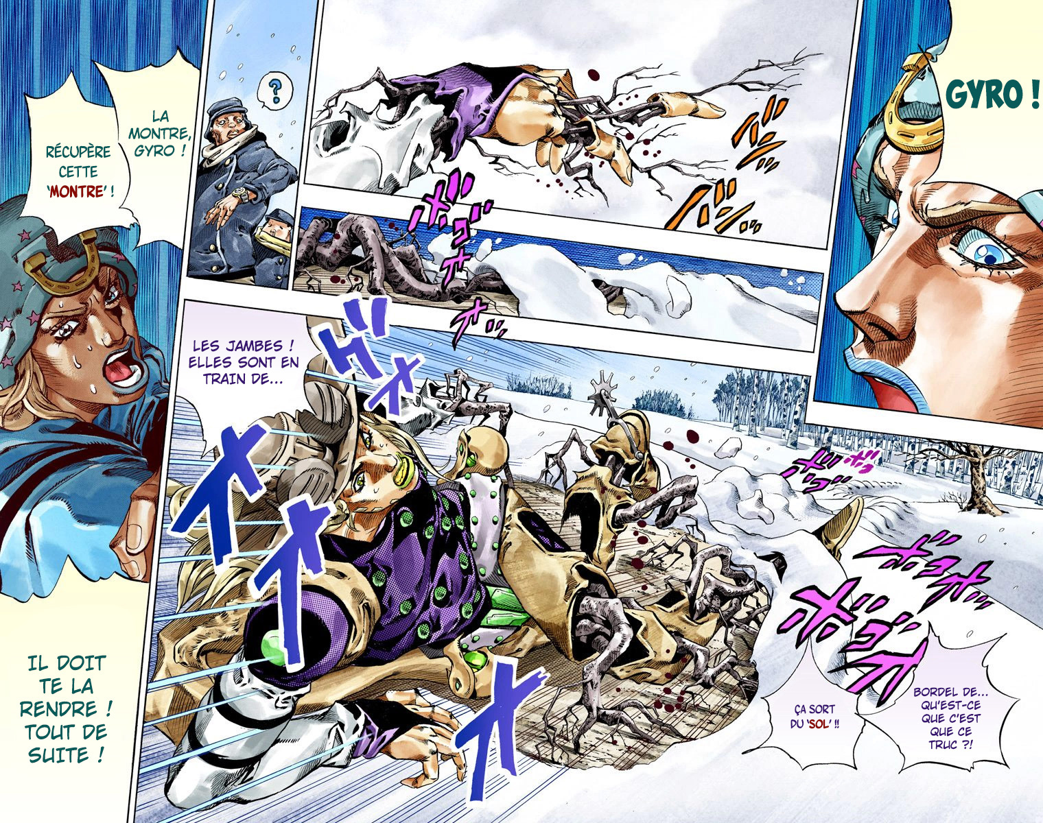 Read JoJo_s Bizarre Adventure Part 7 Steel Ball Run Official Colored FR Manga Online