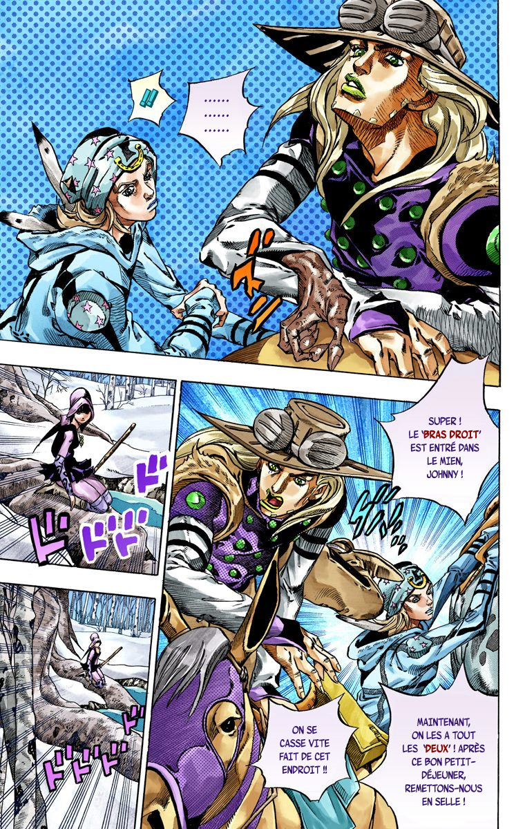 Read JoJo_s Bizarre Adventure Part 7 Steel Ball Run Official Colored FR Manga Online