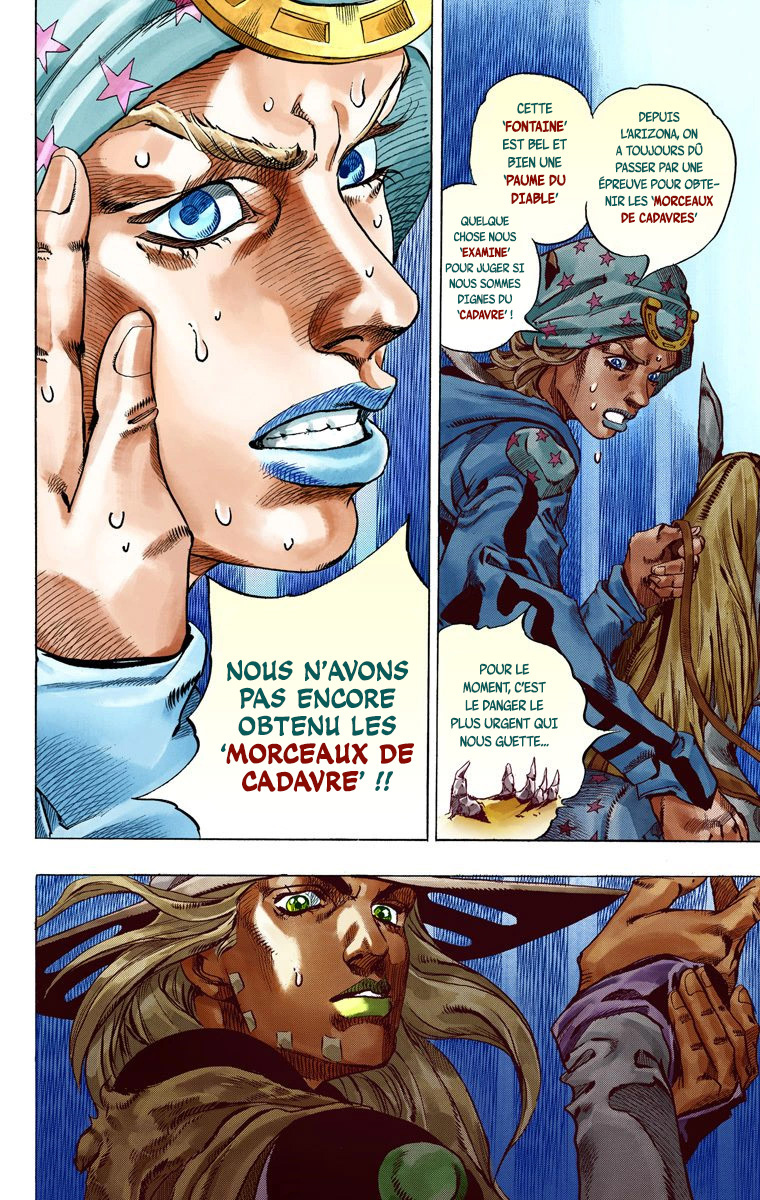 Read JoJo_s Bizarre Adventure Part 7 Steel Ball Run Official Colored FR Manga Online