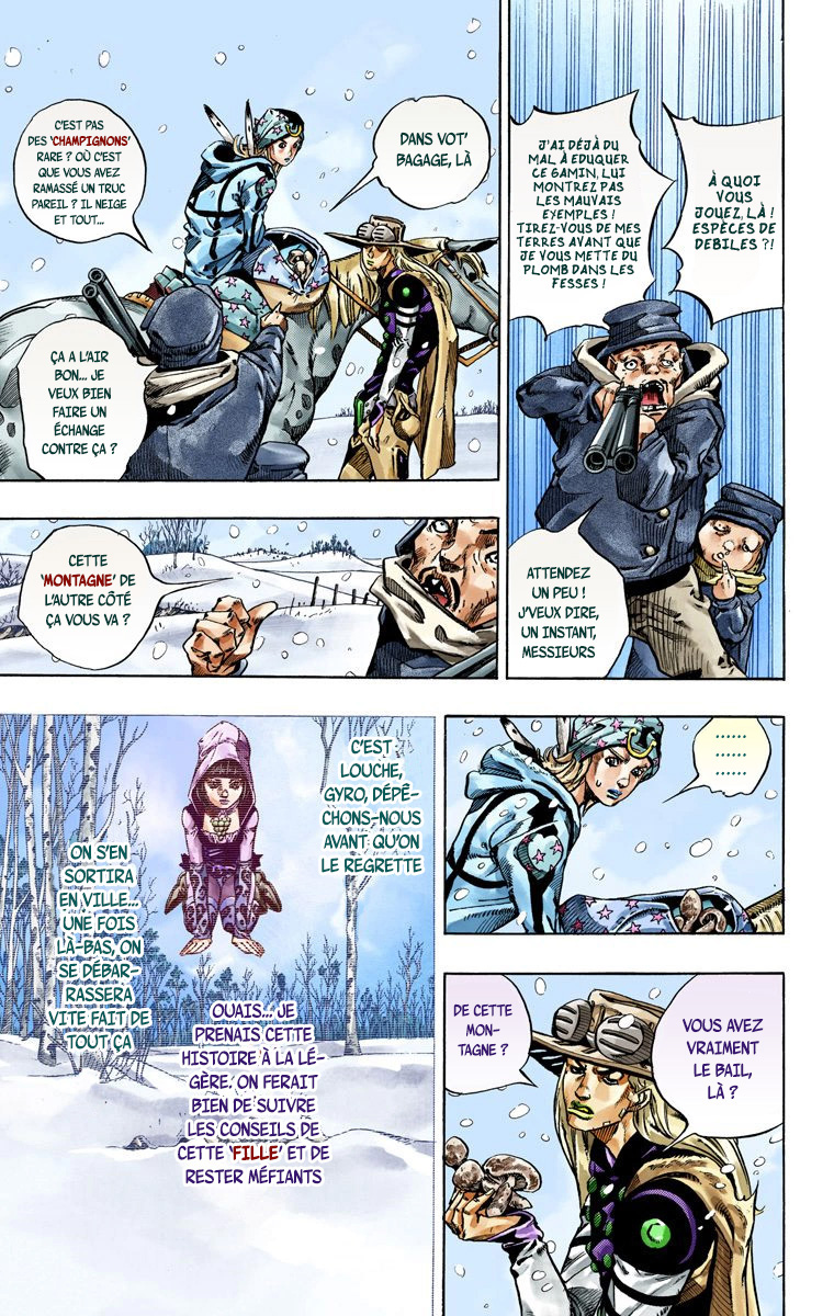 Read JoJo_s Bizarre Adventure Part 7 Steel Ball Run Official Colored FR Manga Online