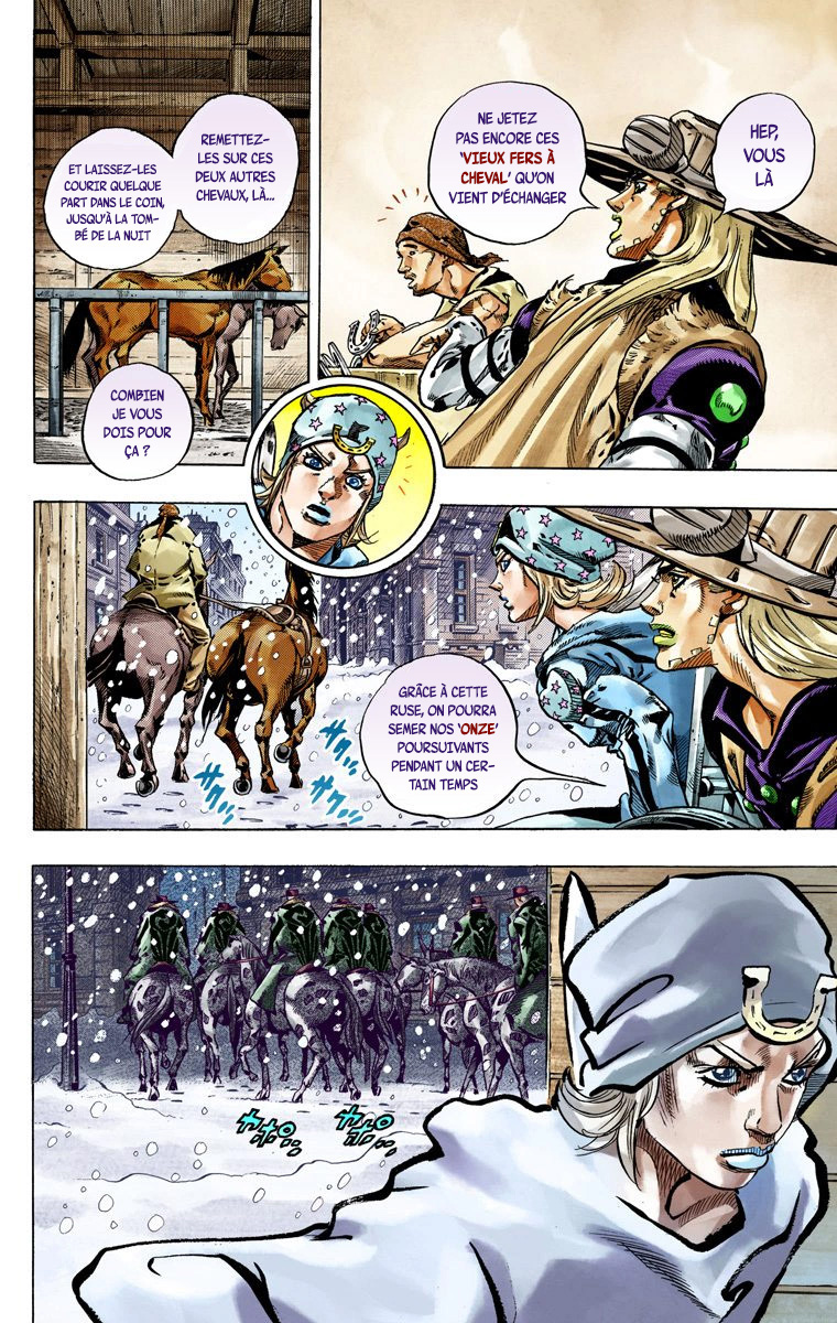 Read JoJo_s Bizarre Adventure Part 7 Steel Ball Run Official Colored FR Manga Online