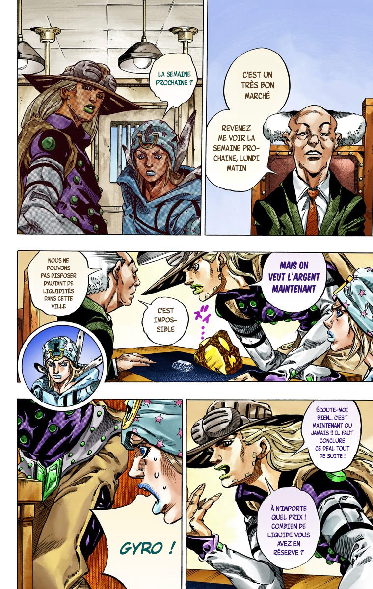 Read JoJo_s Bizarre Adventure Part 7 Steel Ball Run Official Colored FR Manga Online