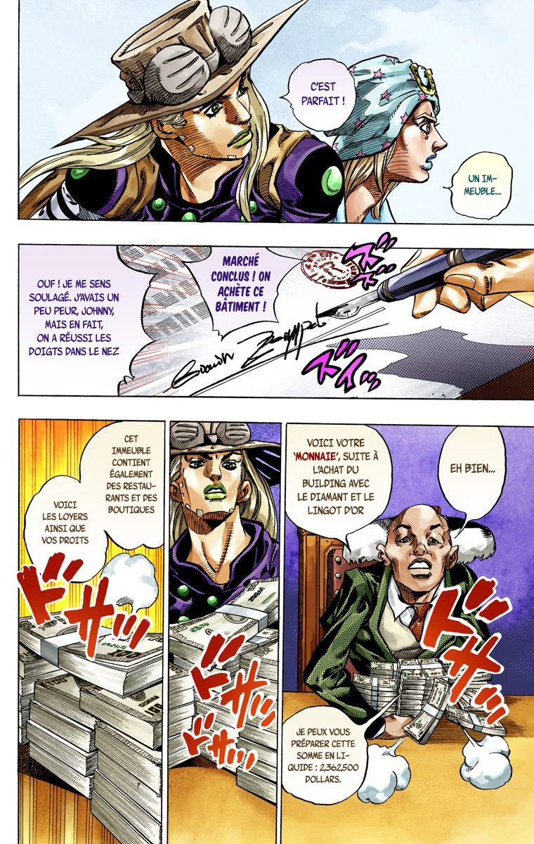 Read JoJo_s Bizarre Adventure Part 7 Steel Ball Run Official Colored FR Manga Online