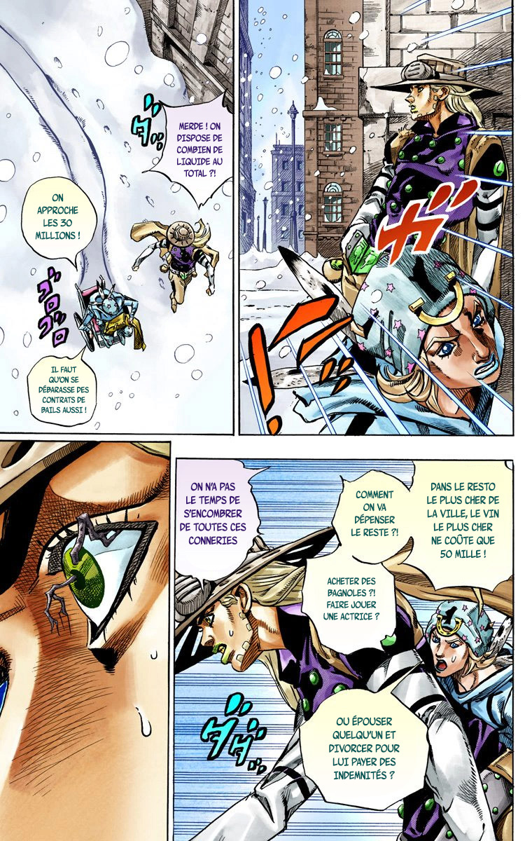 Read JoJo_s Bizarre Adventure Part 7 Steel Ball Run Official Colored FR Manga Online