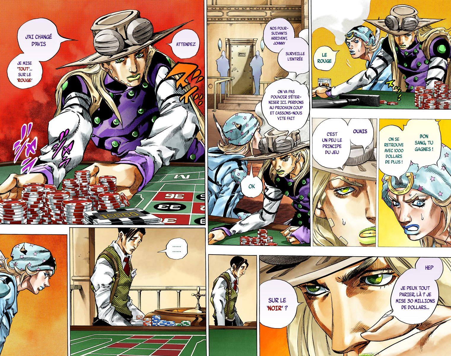 Read JoJo_s Bizarre Adventure Part 7 Steel Ball Run Official Colored FR Manga Online