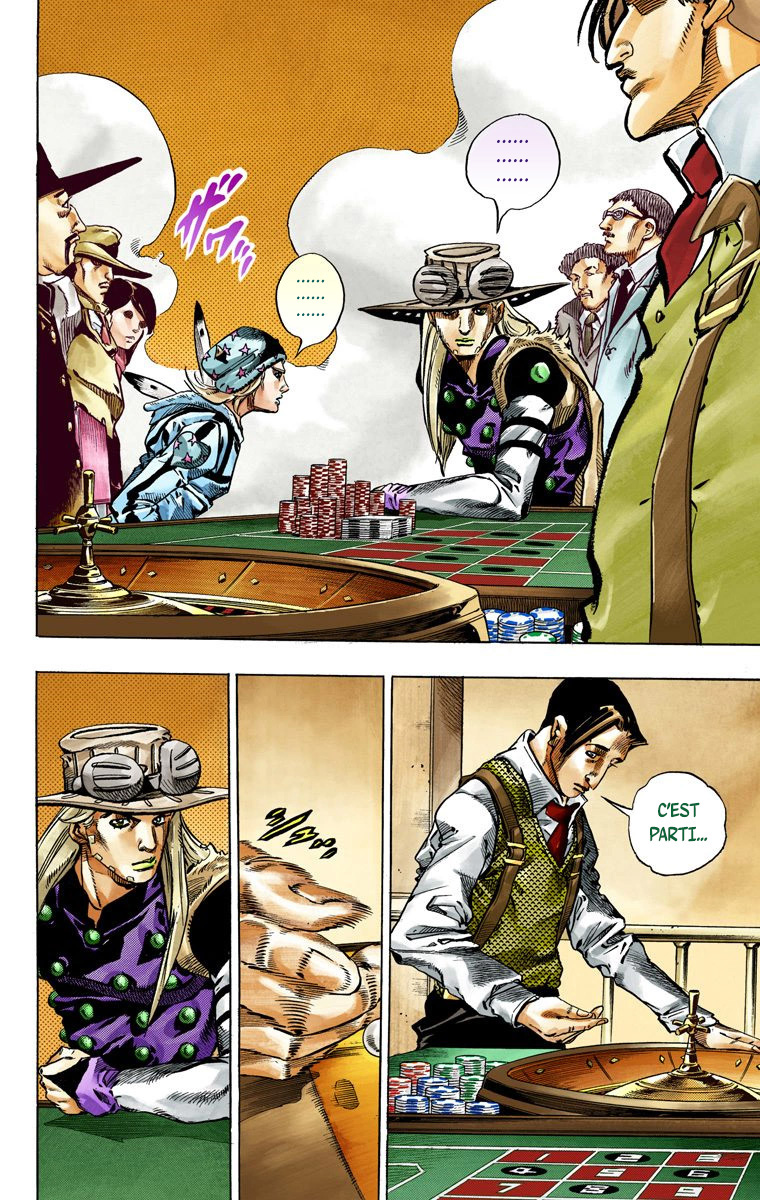 Read JoJo_s Bizarre Adventure Part 7 Steel Ball Run Official Colored FR Manga Online