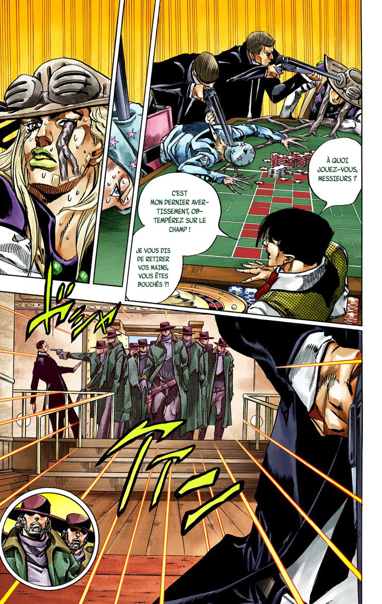 Read JoJo_s Bizarre Adventure Part 7 Steel Ball Run Official Colored FR Manga Online