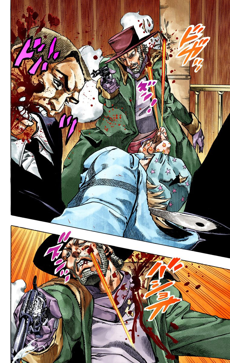 Read JoJo_s Bizarre Adventure Part 7 Steel Ball Run Official Colored FR Manga Online