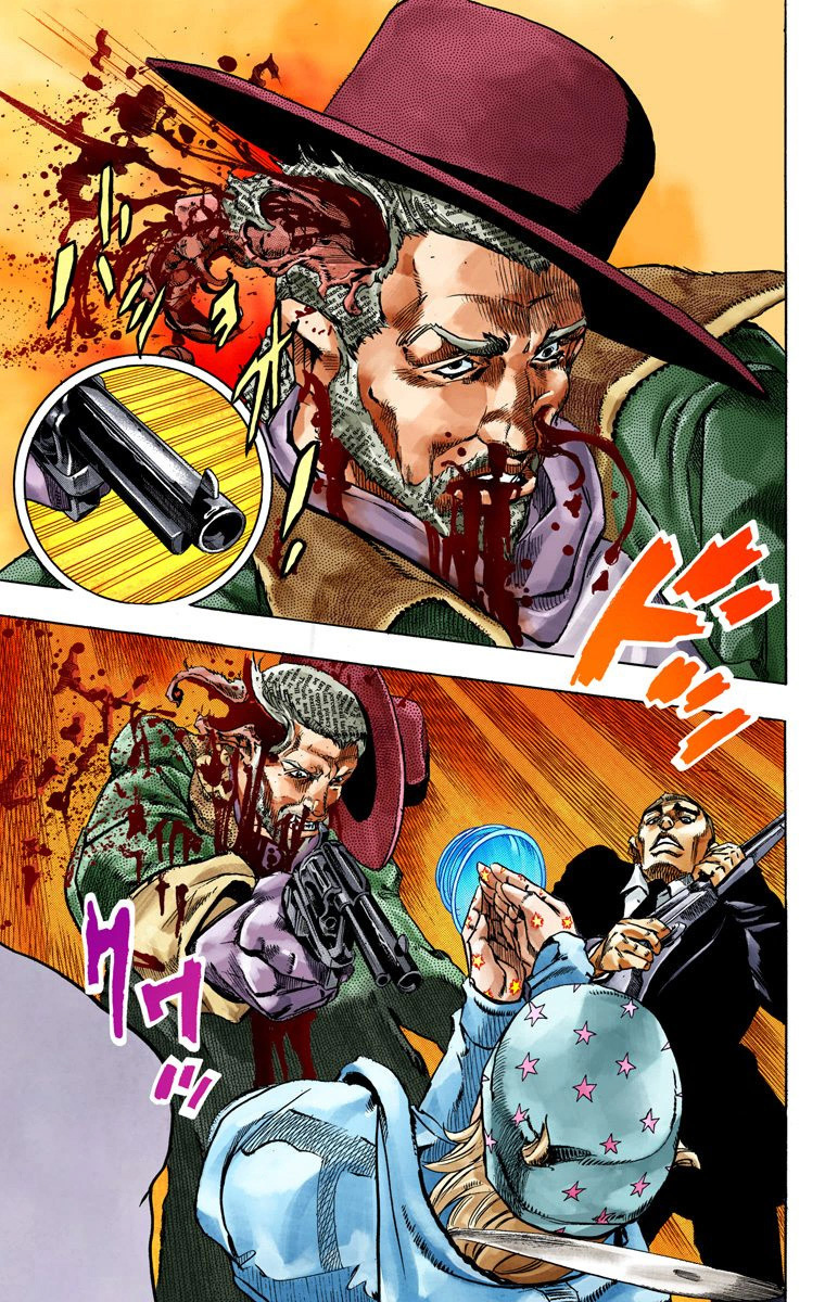Read JoJo_s Bizarre Adventure Part 7 Steel Ball Run Official Colored FR Manga Online
