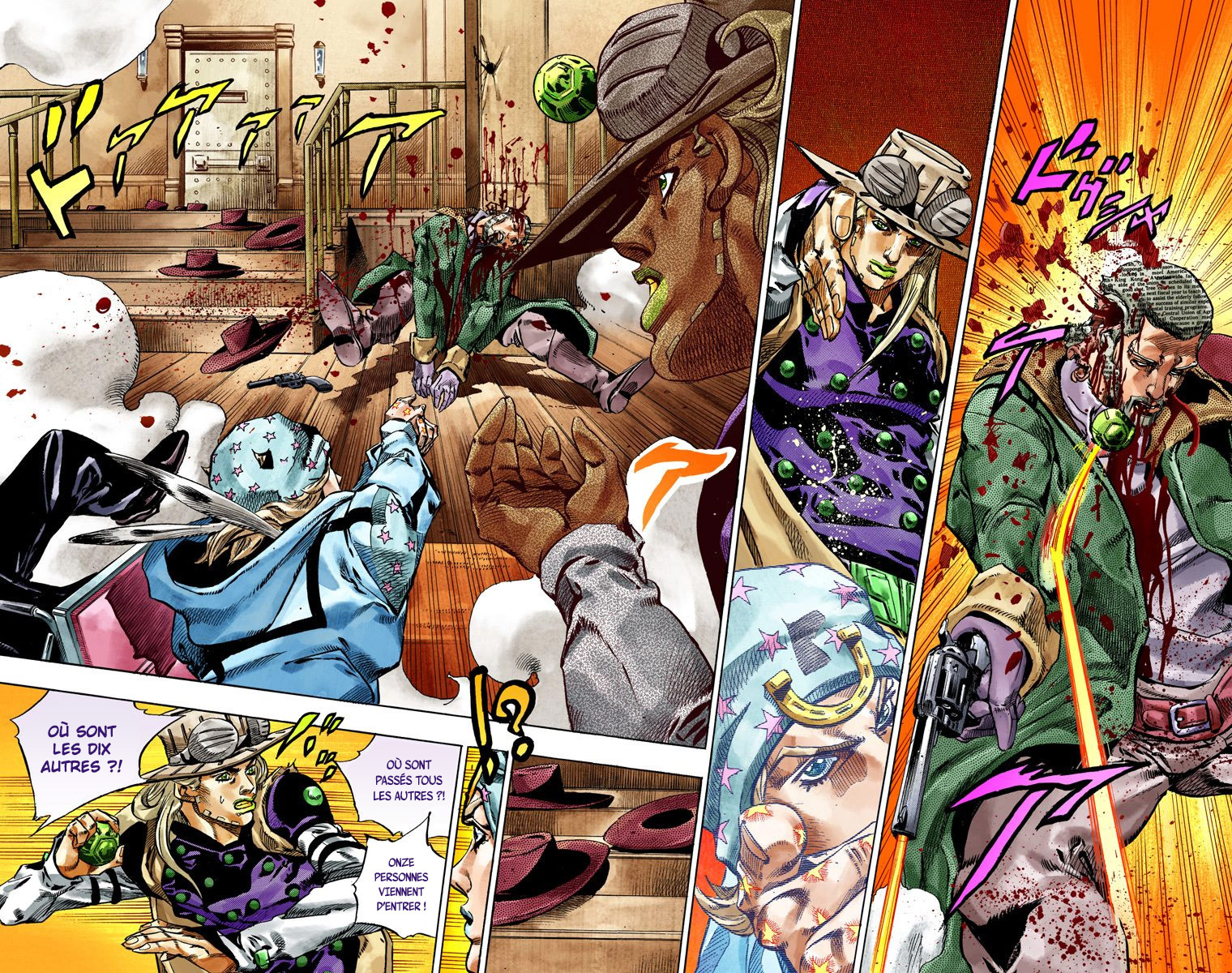 Read JoJo_s Bizarre Adventure Part 7 Steel Ball Run Official Colored FR Manga Online