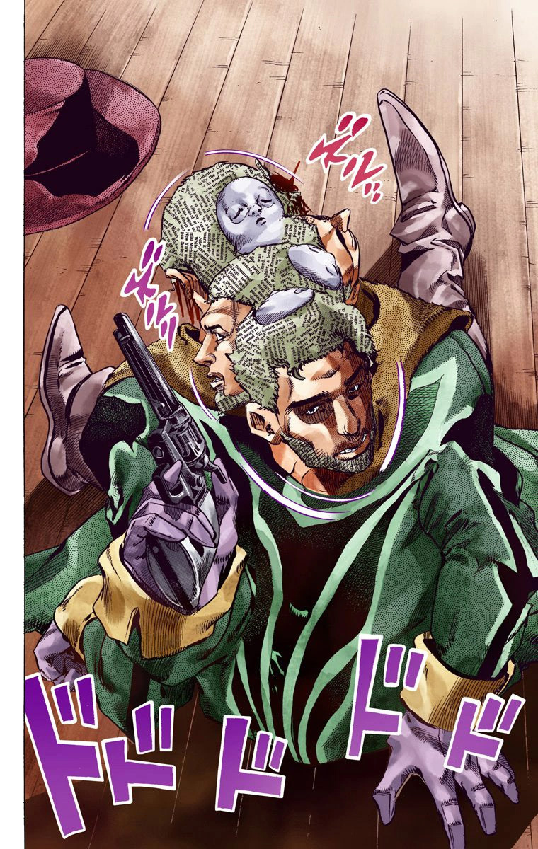 Read JoJo_s Bizarre Adventure Part 7 Steel Ball Run Official Colored FR Manga Online