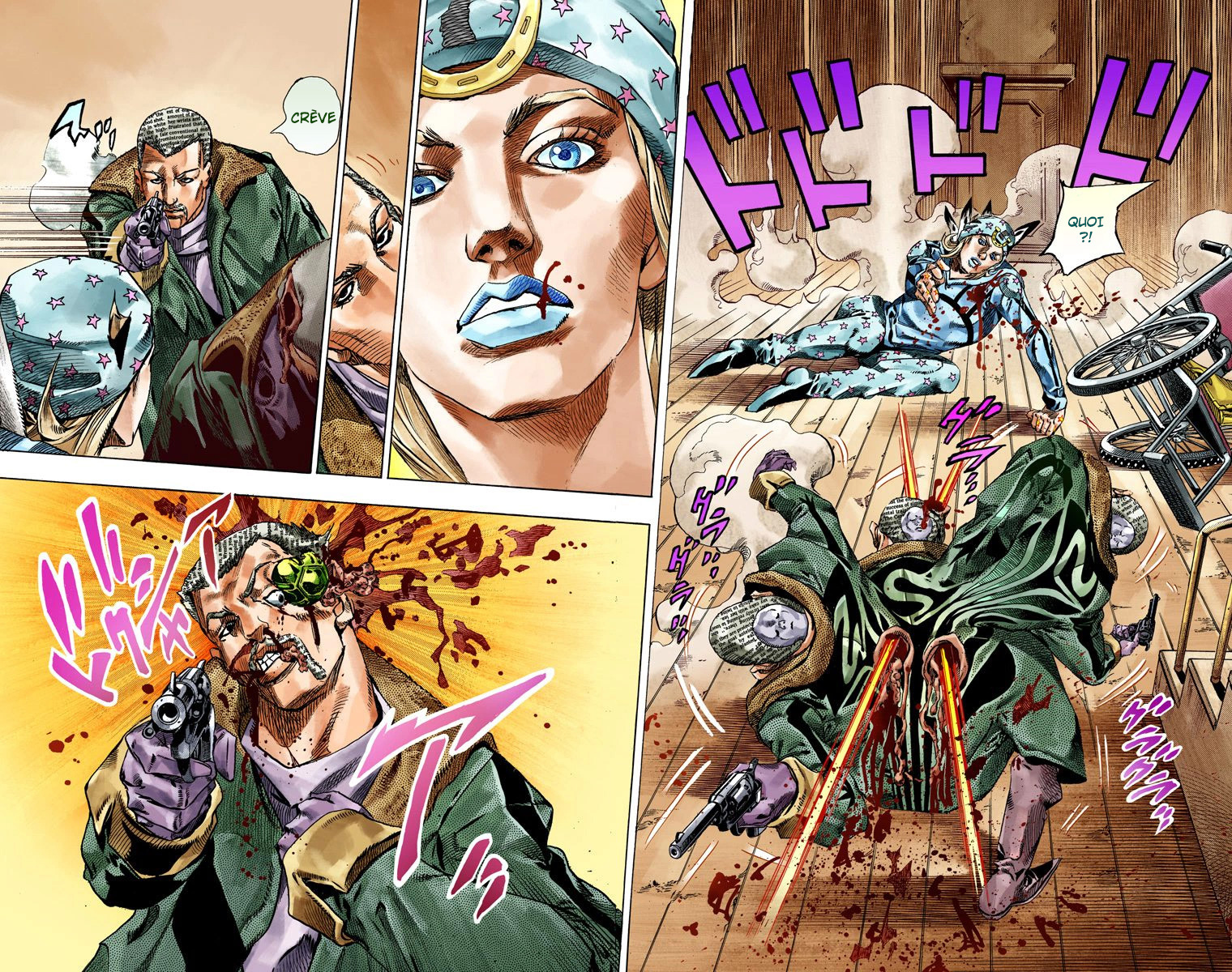 Read JoJo_s Bizarre Adventure Part 7 Steel Ball Run Official Colored FR Manga Online