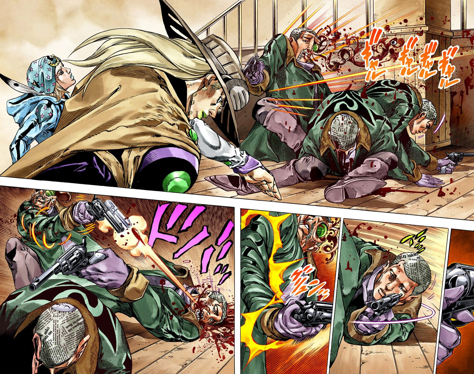 Read JoJo_s Bizarre Adventure Part 7 Steel Ball Run Official Colored FR Manga Online