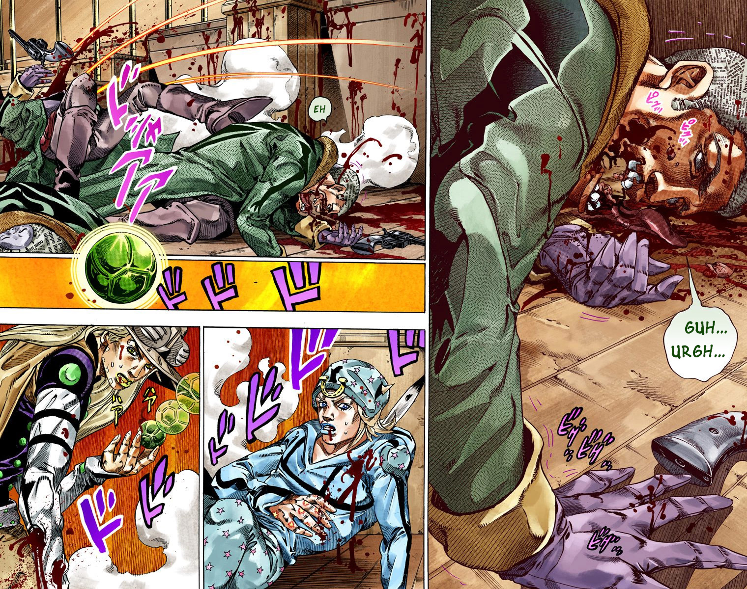 Read JoJo_s Bizarre Adventure Part 7 Steel Ball Run Official Colored FR Manga Online