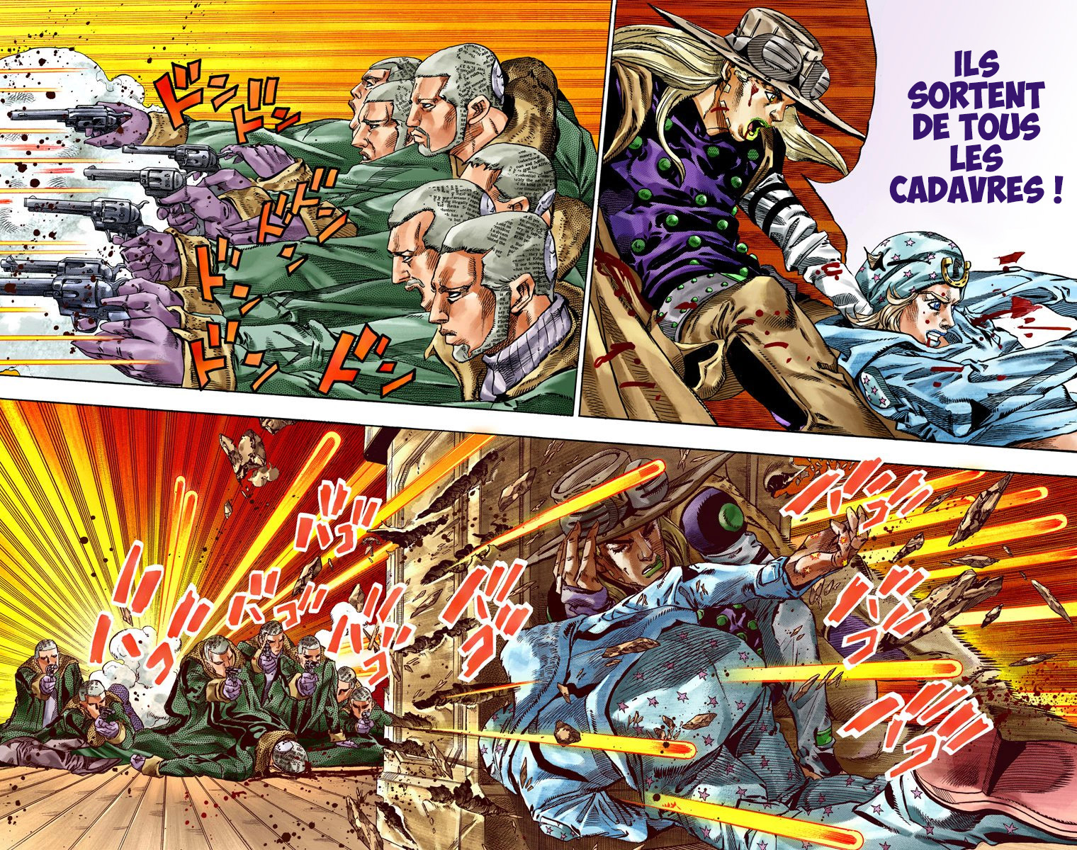 Read JoJo_s Bizarre Adventure Part 7 Steel Ball Run Official Colored FR Manga Online